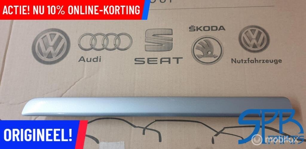 GOLF 7 7.5 SIERLIJST STRIP TRIM DASHBOARD lichtgrijs patroon, Auto-onderdelen, Interieur en Bekleding, Gebruikt, Volkswagen, Ophalen of Verzenden