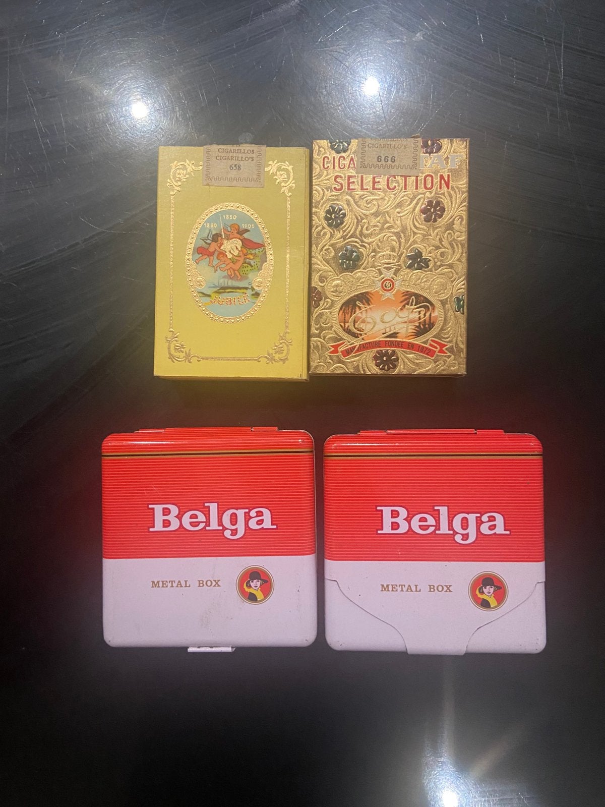 Etuis pour cigarettes belga, Enlèvement ou Envoi, Comme neuf, Panneau publicitaire