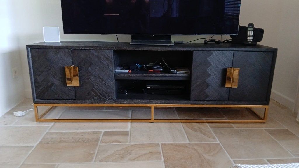 tv meubel, Ophalen, Gebruikt, 150 tot 200 cm, Minder dan 100 cm