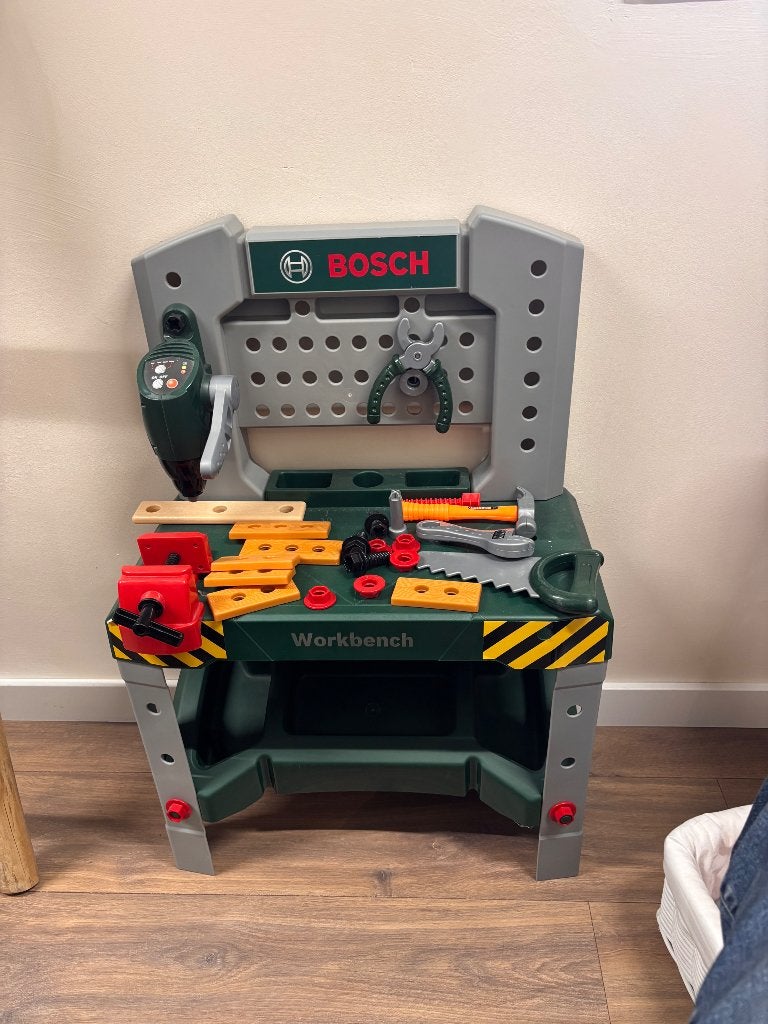 Bosch werkbank klein, Kinderen en Baby's, Ophalen, Gebruikt