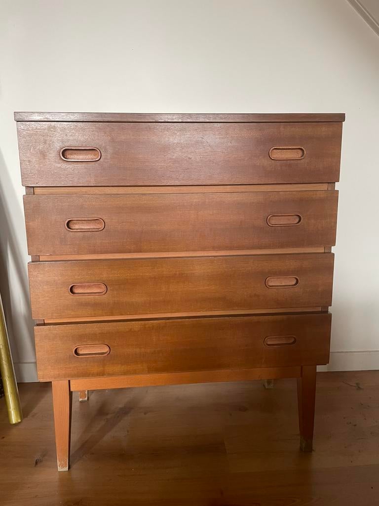 Vintage ladekast, Ophalen, Gebruikt, Vintage, 50 tot 100 cm