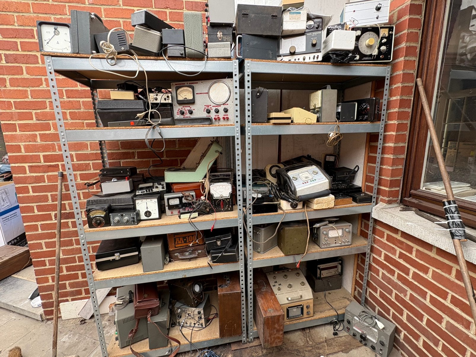 Lot important appareils de mesure vintage (Philips, BK, HP,., Bricolage & Construction, Instruments de mesure, Enlèvement, Utilisé