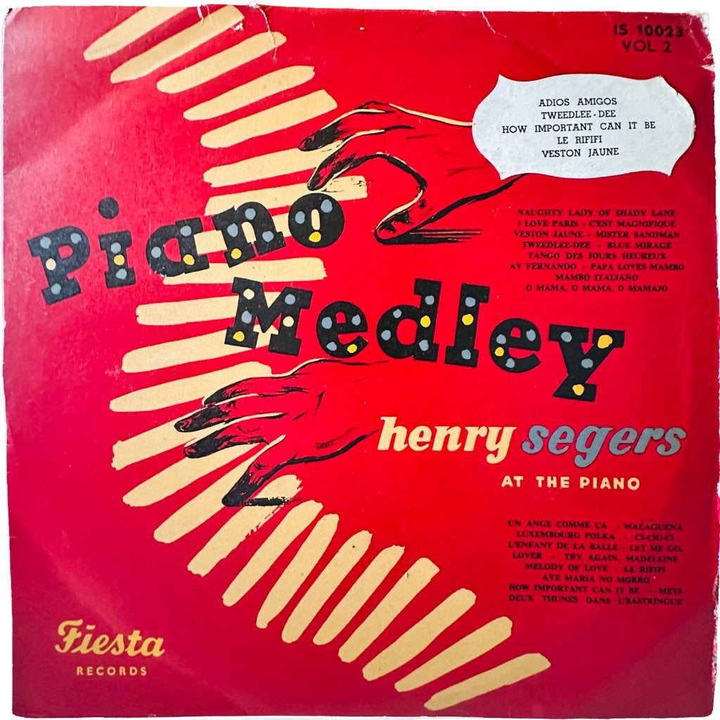 Vinyle 10" Henry Segers – Piano Medley Vol. 2, CD & DVD, Vinyles Singles, LP, Enlèvement ou Envoi, Classique, Utilisé