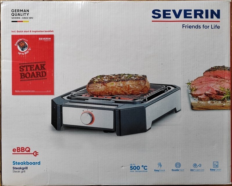 SEVERIN 500° ELEKTRISCHE GRILL, Ophalen
