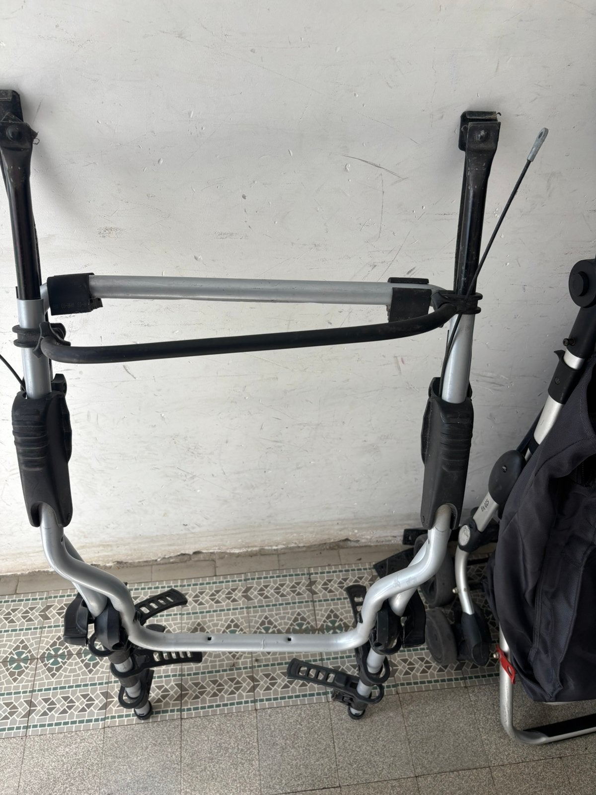Porte-vélo hayon, Enlèvement, Utilisé