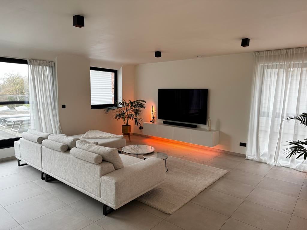 Hoekzetel MARS - Beige - Topstaat - DEBA Meubelen, Huis en Inrichting, Zetels | Complete zithoeken, Zo goed als nieuw, Stof, Ophalen