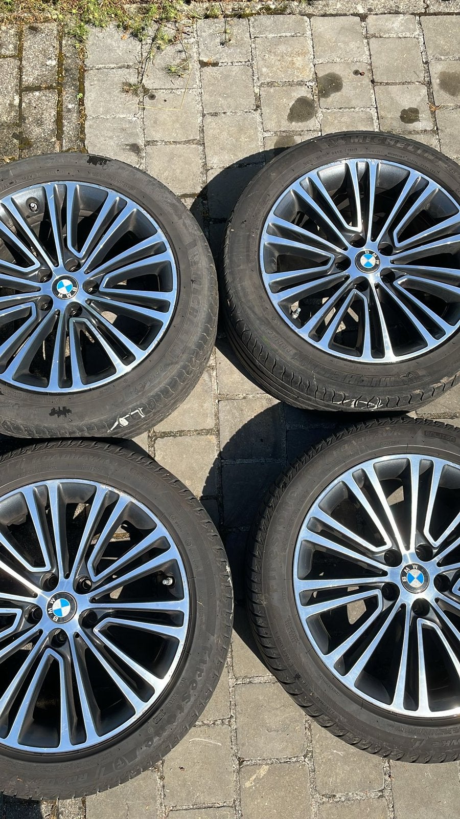 Bandenset 18’ BMW: 5-serie G30 G31, Auto-onderdelen, Banden en Velgen, Ophalen, 18 inch, Gebruikt, Band(en)
