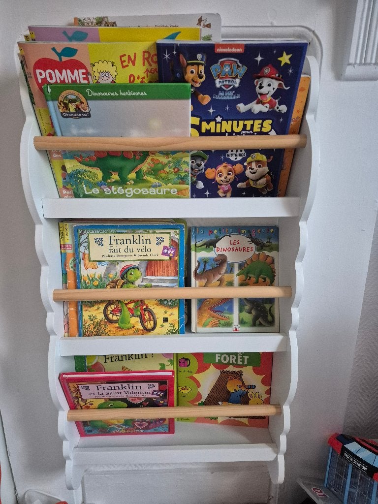 Bibliothèque enfant, Maison & Meubles, Enlèvement, Comme neuf, Moins de 50 cm, Moins de 100 cm