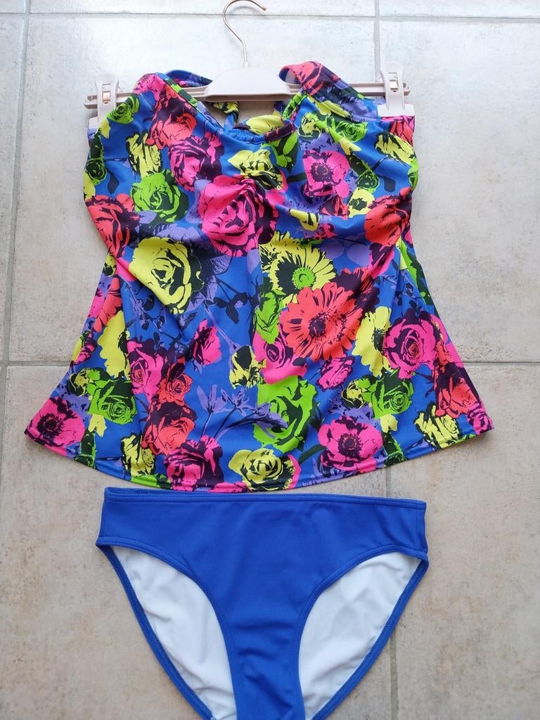 Tankini FREYA met beugels 75 G - broek smal, Ophalen of Verzenden