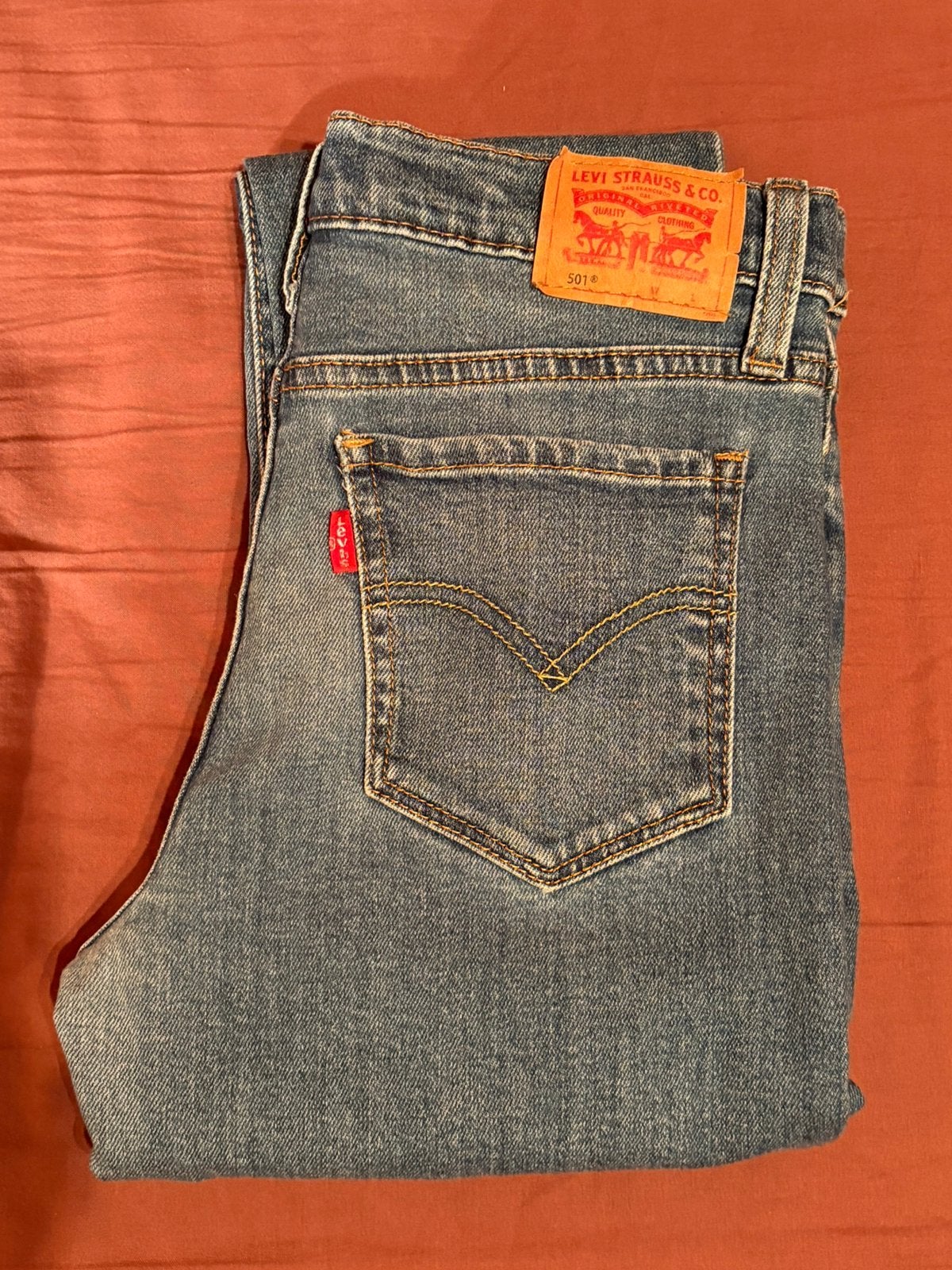 Jeans Levis 501, Ophalen of Verzenden, Gedragen