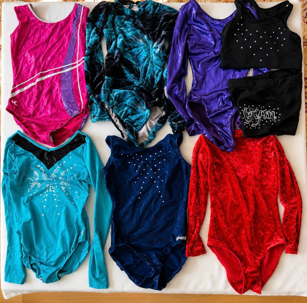 justaucorps gymnastique fille (taille 14 ans / 151–160 cm), Sports & Fitness, Gymnastique, Enlèvement ou Envoi, Comme neuf, Autres couleurs