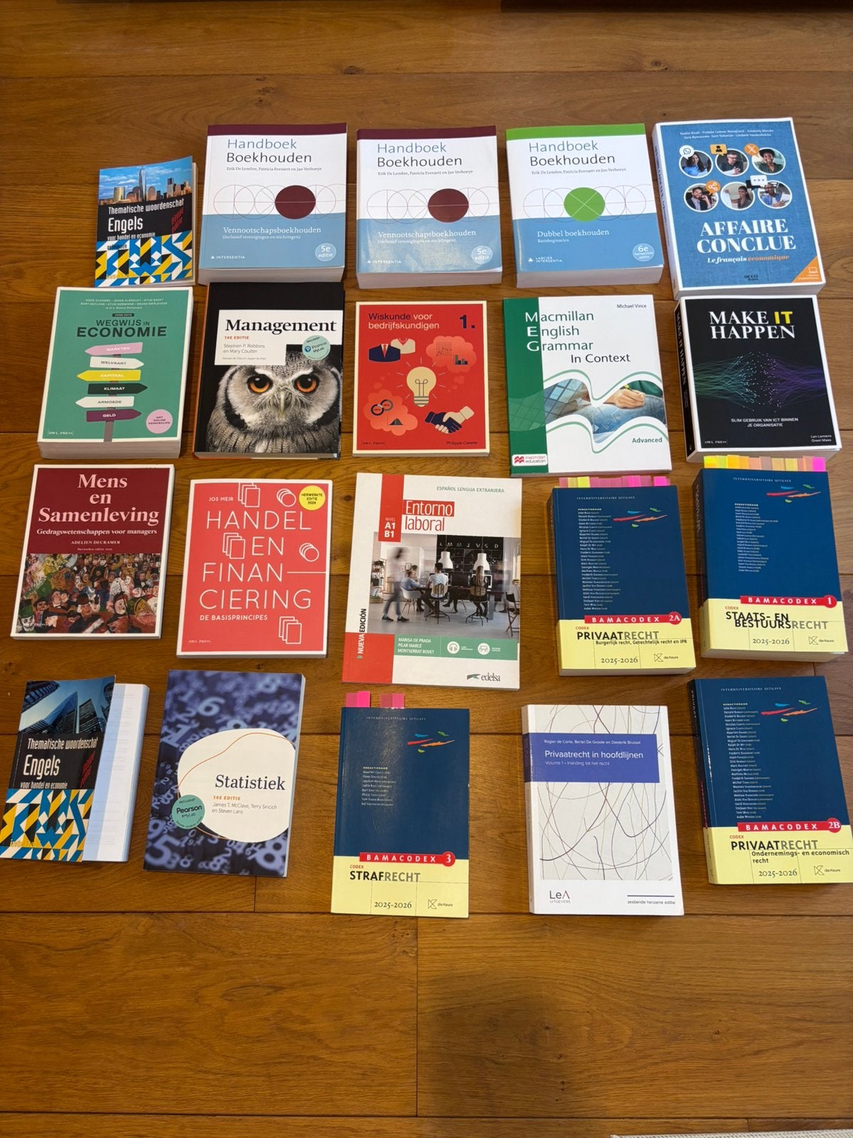 Boeken handelswetenschappen 1ste jaar, Boeken, Ophalen, Nieuw, Overige niveaus, Economie