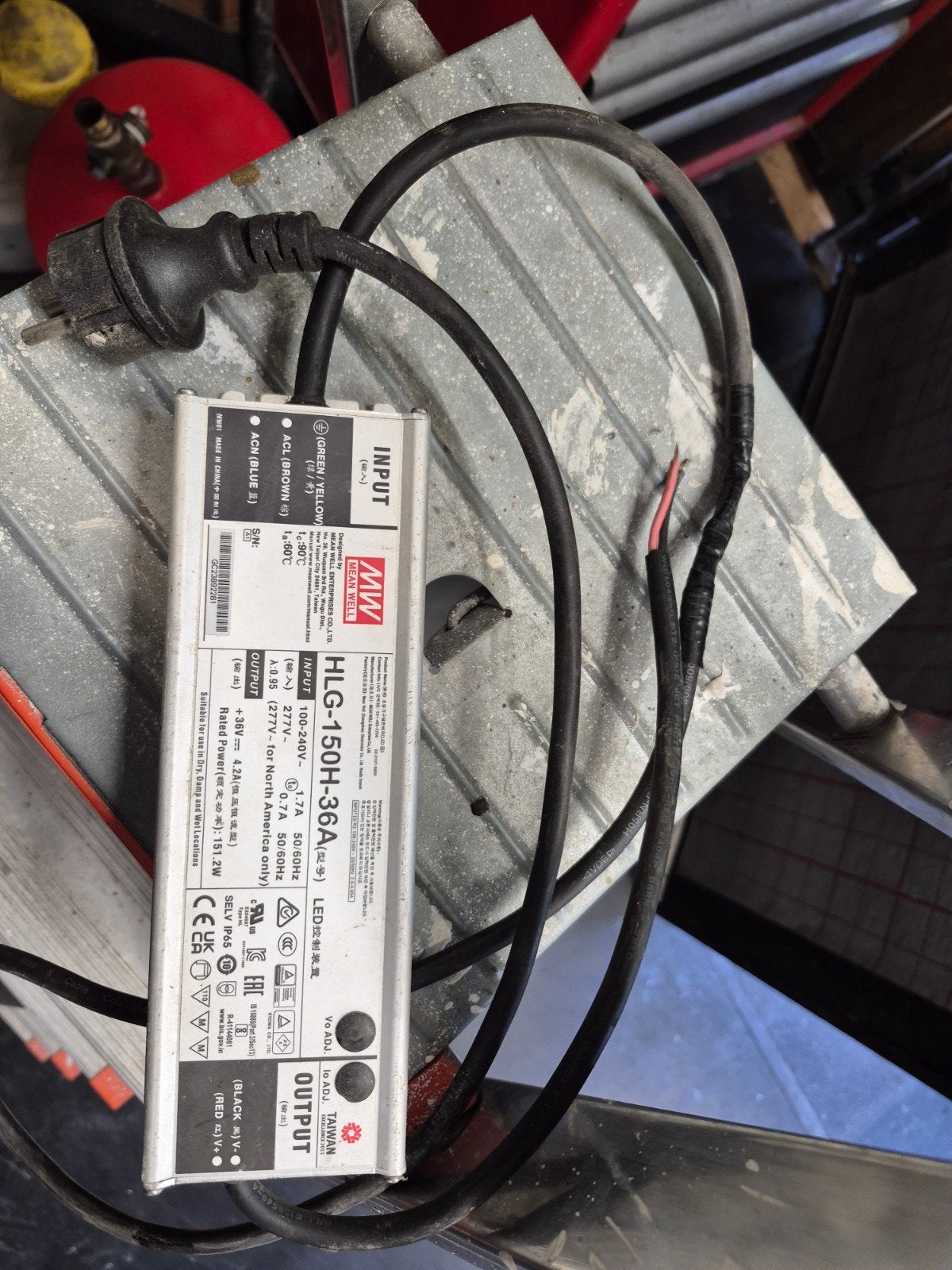 transfo 36v 4.2 A, Ophalen
