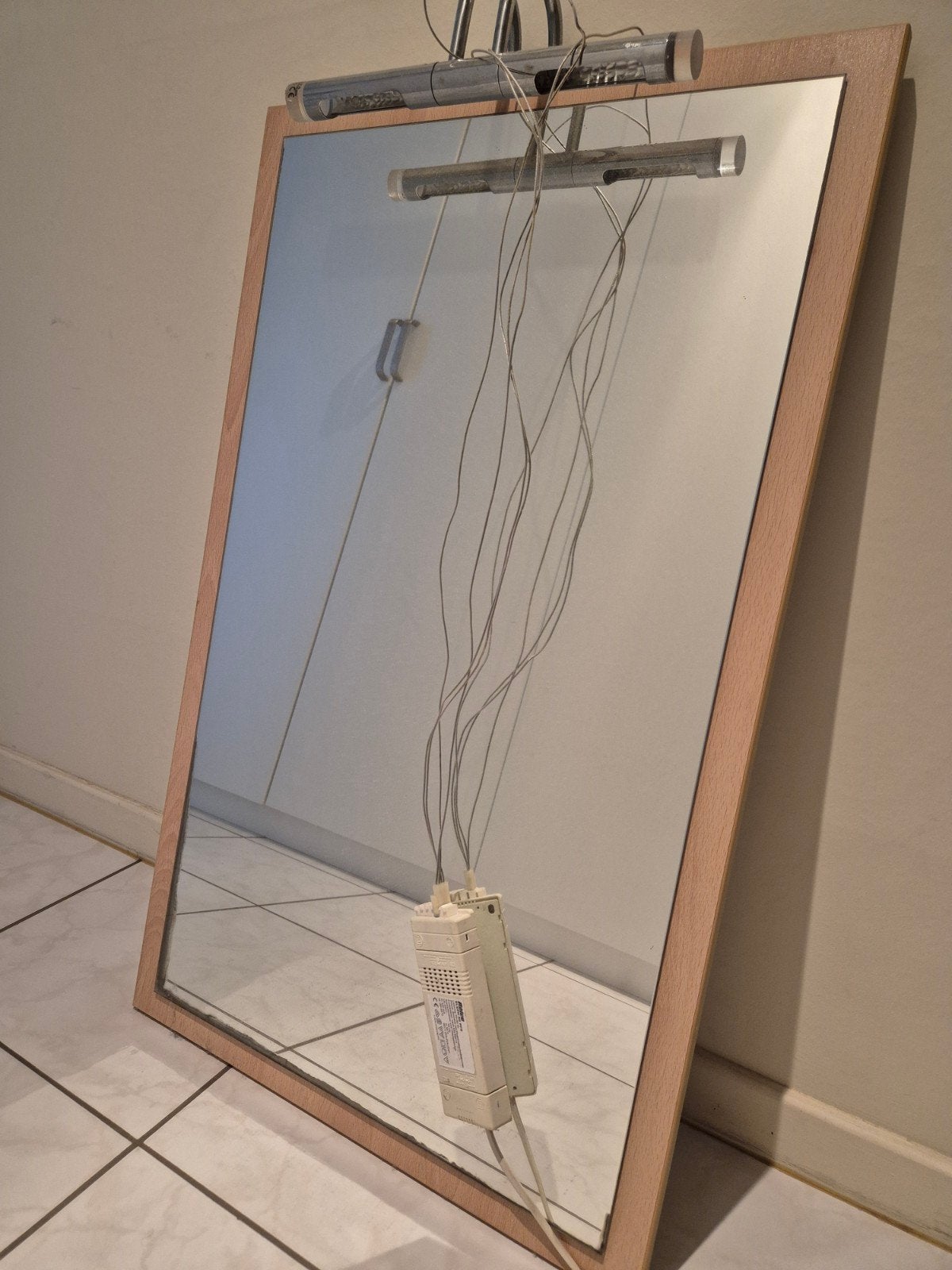 Badkamer spiegel met adapter, Ophalen, Minder dan 50 cm, Minder dan 100 cm, Gebruikt