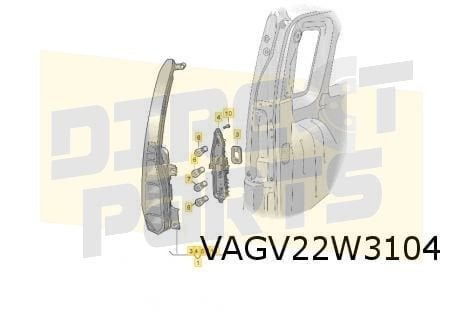 Volkswagen Caddy 1/21- achterlicht Rechts Origineel! 2K79450, Auto-onderdelen, -, -, Nieuw, -