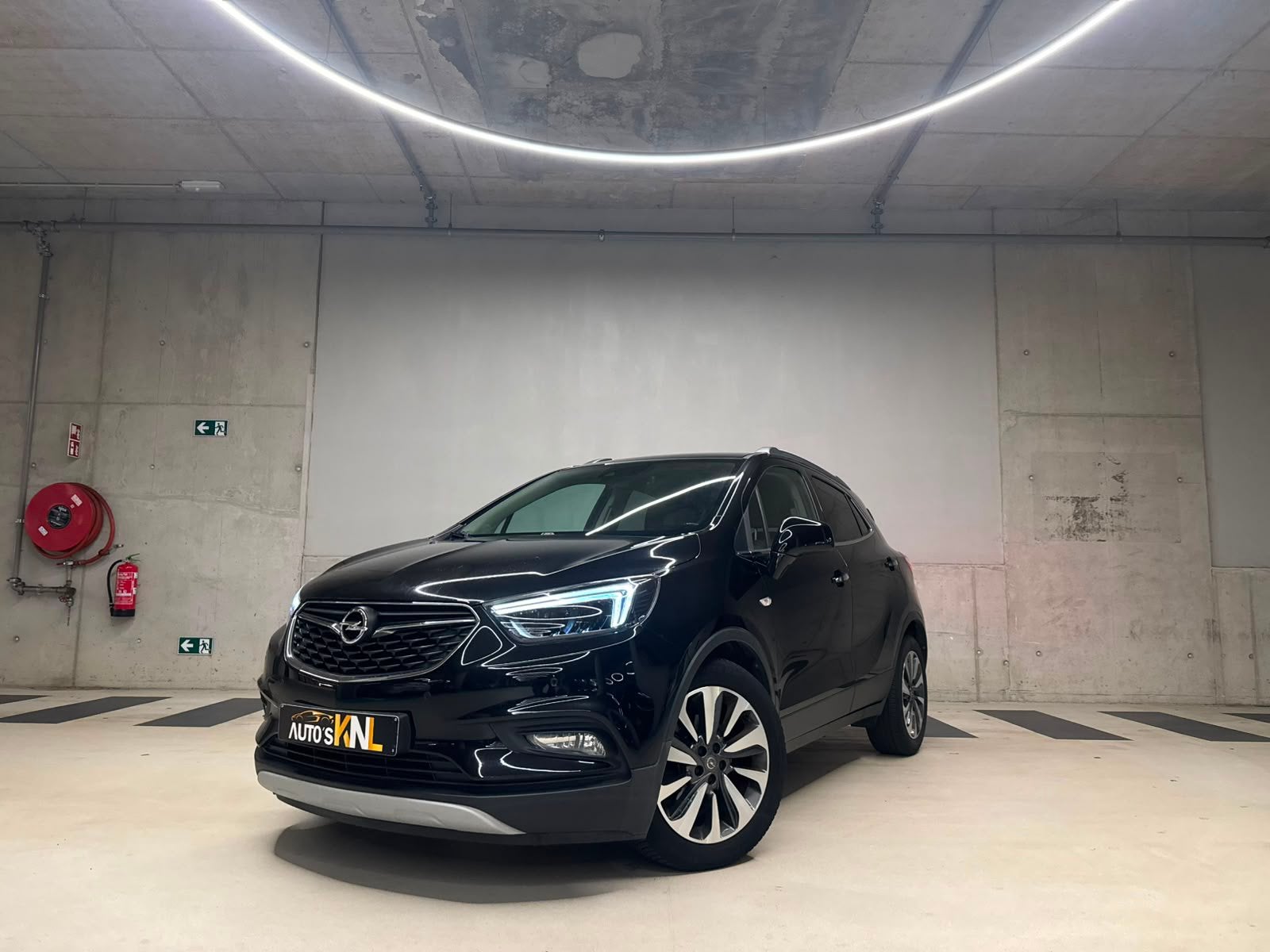 ️OPEL MOKKA X 1.4 TURBO /74.000KM/2018/NAVI/LEER/12M GAR, Autos, Achat, Essence, Noir, Euro 6