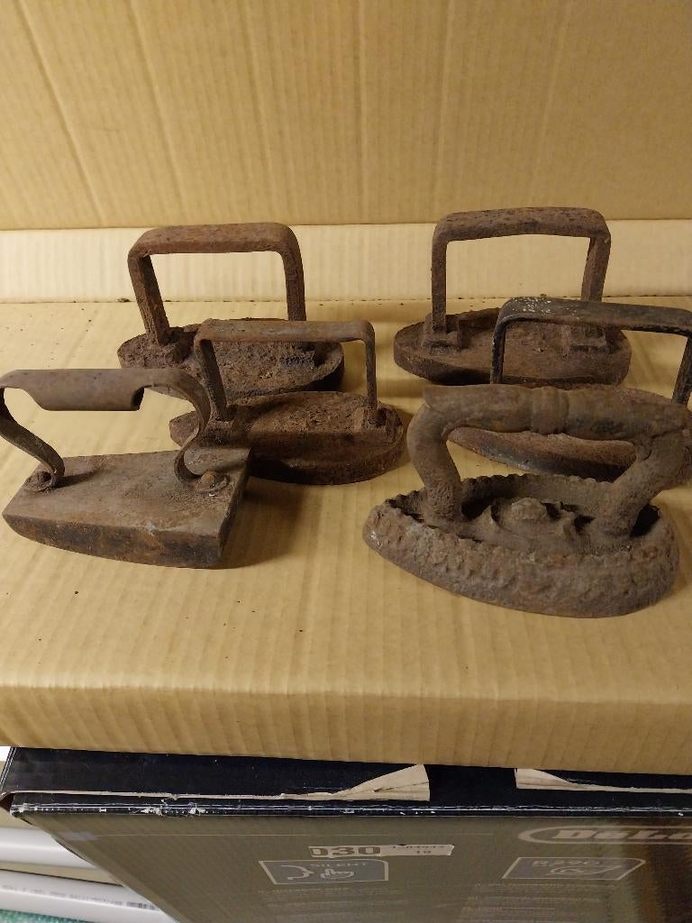 antieke strijkijzers, Antiek en Kunst, Ophalen