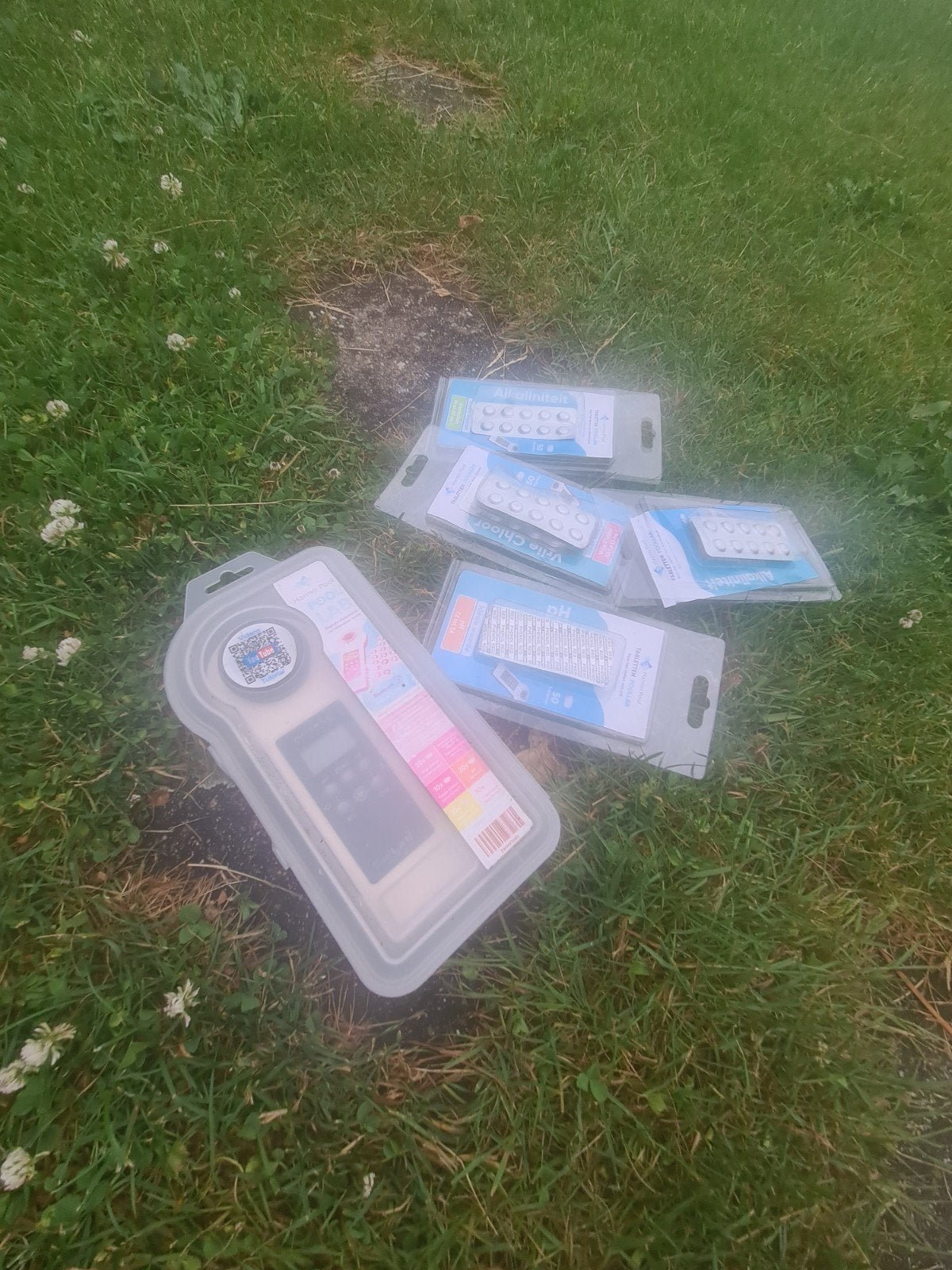 zwembad tester, Enlèvement