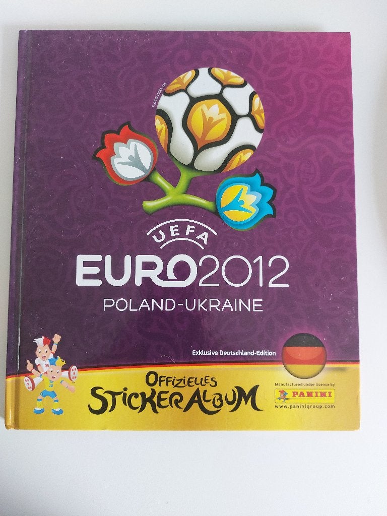 Album de Panini pour l'Euro 2012 complet, Envoi, Comme neuf, Plusieurs autocollants