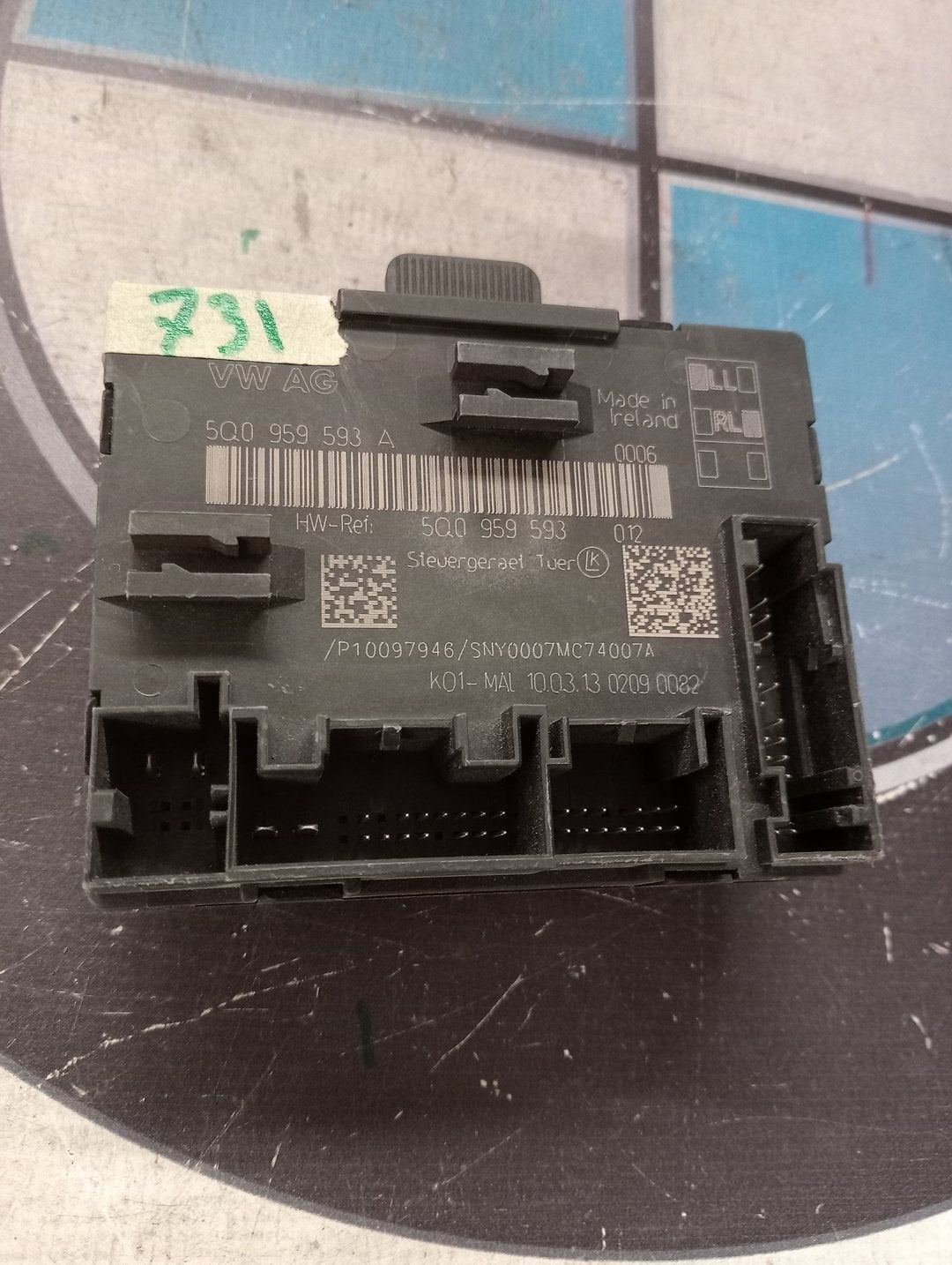 Centrale Deur Module ORIGINEEL VW AUDI SEAT 5Q0959593A, -, Audi, Utilisé, -