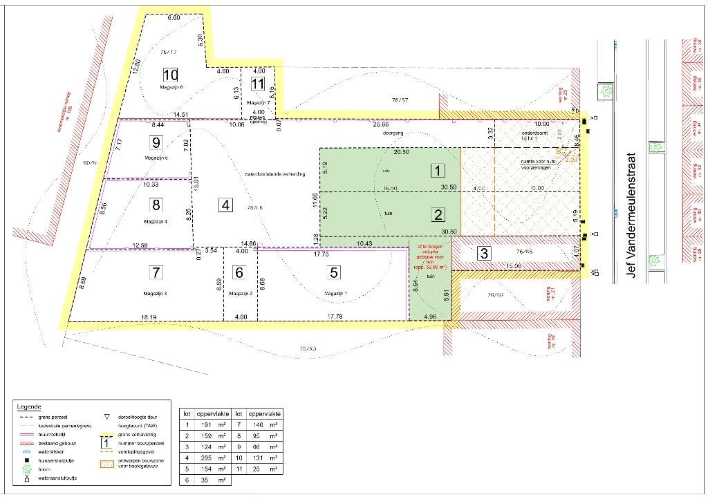 Magazijnen met verschillende groottes in Gentbrugge, Immo, Overige soorten, Gent, Gent, Tot 200 m²
