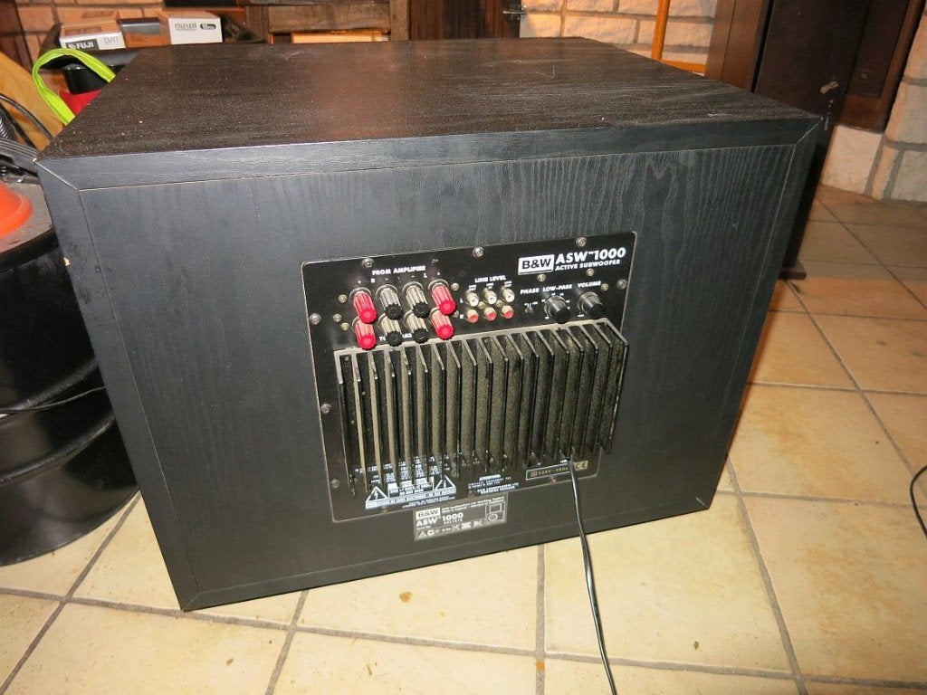 enceinte sub, Audio, Tv en Foto, Luidsprekerboxen, Zo goed als nieuw, Subwoofer, 120 watt of meer, Bowers & Wilkins (B&W), Ophalen