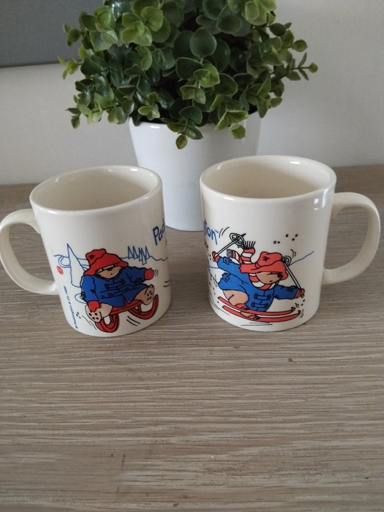 2 keramische mokken Beertje Paddington, Enlèvement ou Envoi, Comme neuf, Céramique