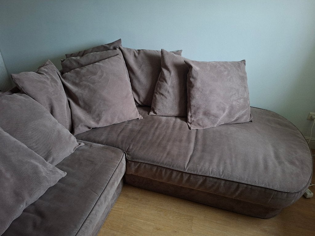 Salon met lounge, Ophalen, Zo goed als nieuw, Stof, Landelijk