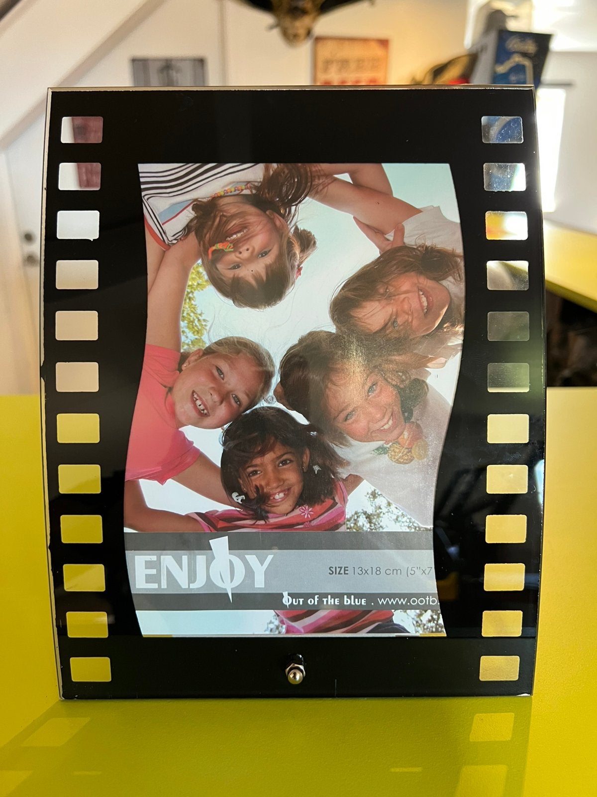 Glazen fotokader gebogen, Ophalen, Nieuw, Glas