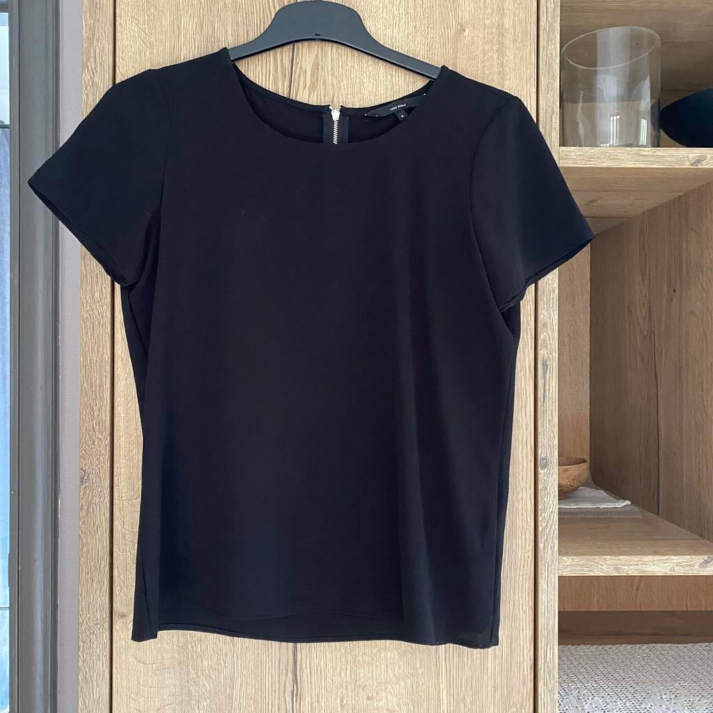 Dames tshirt medium, Ophalen, Zo goed als nieuw, Zwart