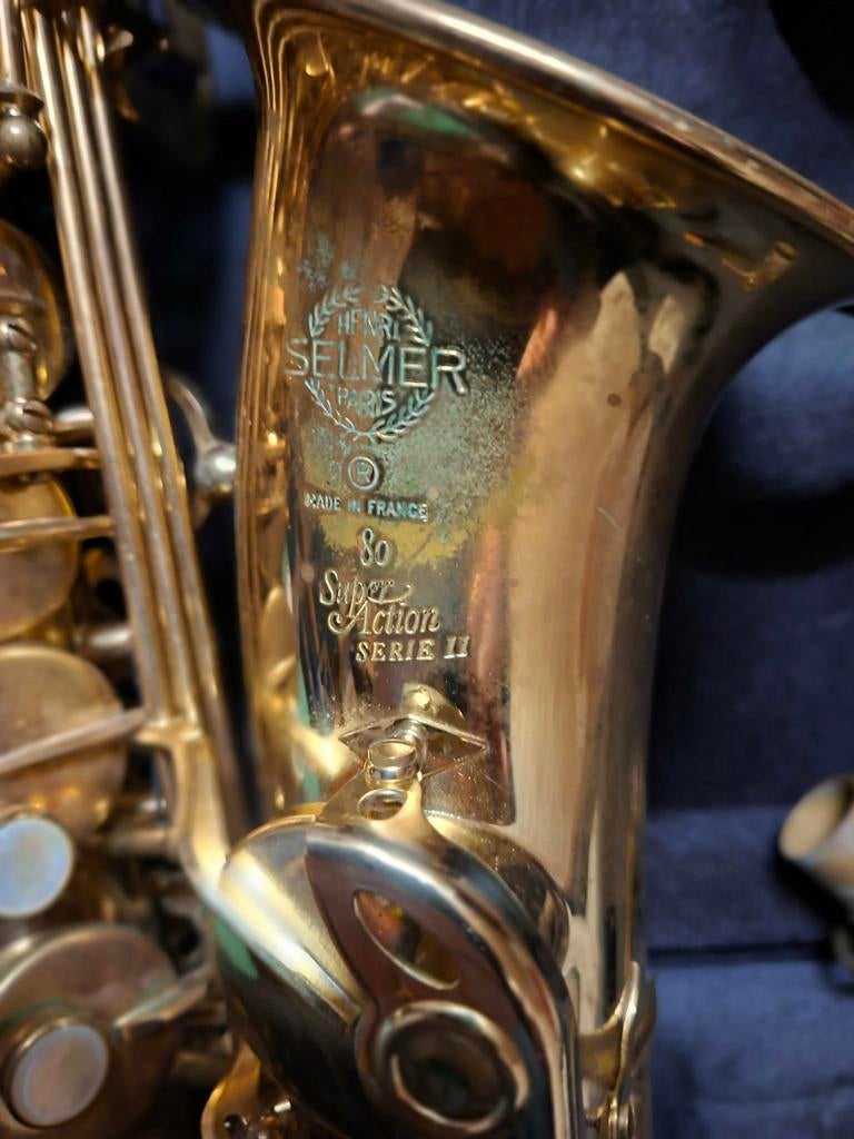 Selmer Paris Super Action 80 Series II altsaxofoon, Ophalen of Verzenden, Zo goed als nieuw, Alt, Met koffer