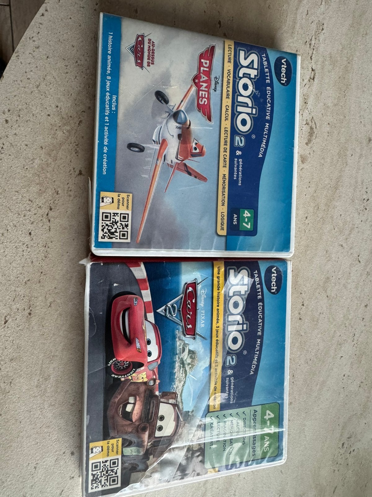 V tech storio 2 planes et cars 2, Ophalen, Zo goed als nieuw, Avontuur en Actie, Vanaf 3 jaar