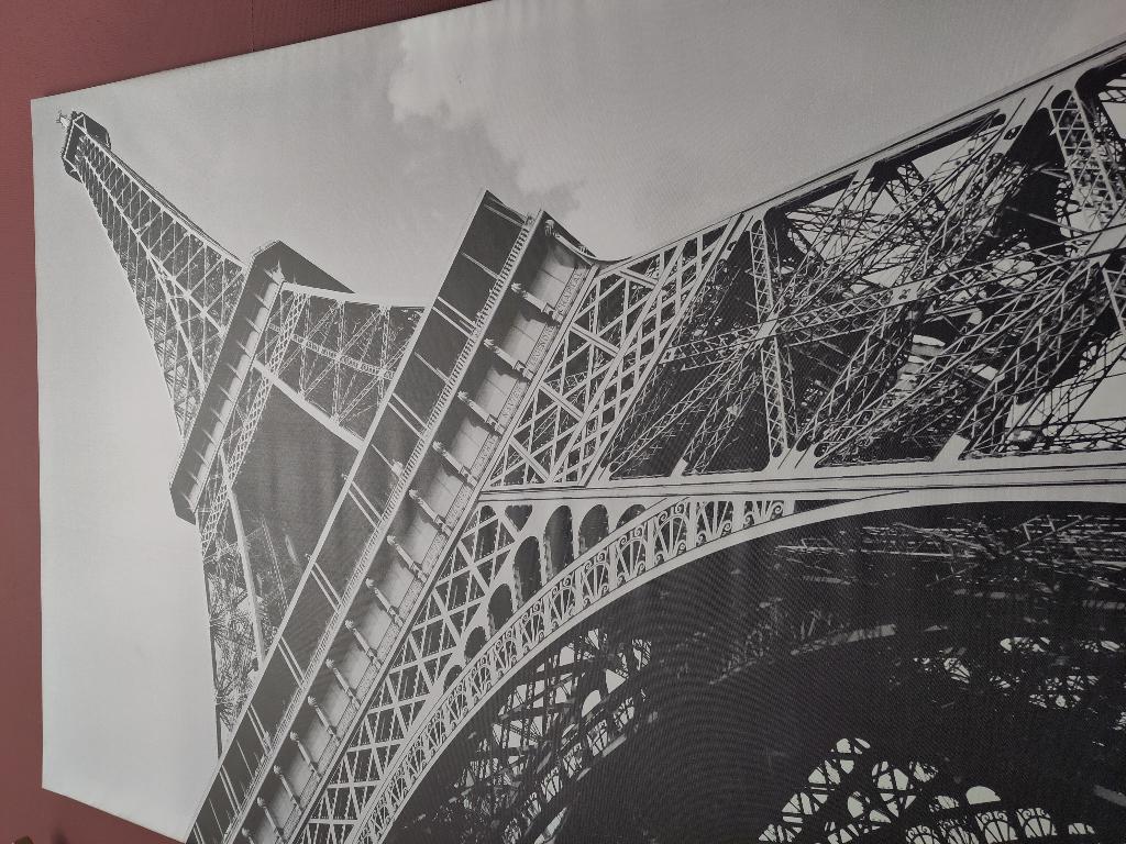 Canvas Eiffeltoren (ophalen in Sint-Katelijne-Waver), Huis en Inrichting, Ophalen, 125 cm of meer, 75 cm of meer, Print