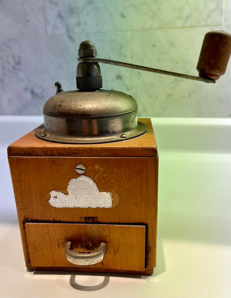 Vintage jaren ‘50 koffiemolen, Antiek en Kunst, Ophalen