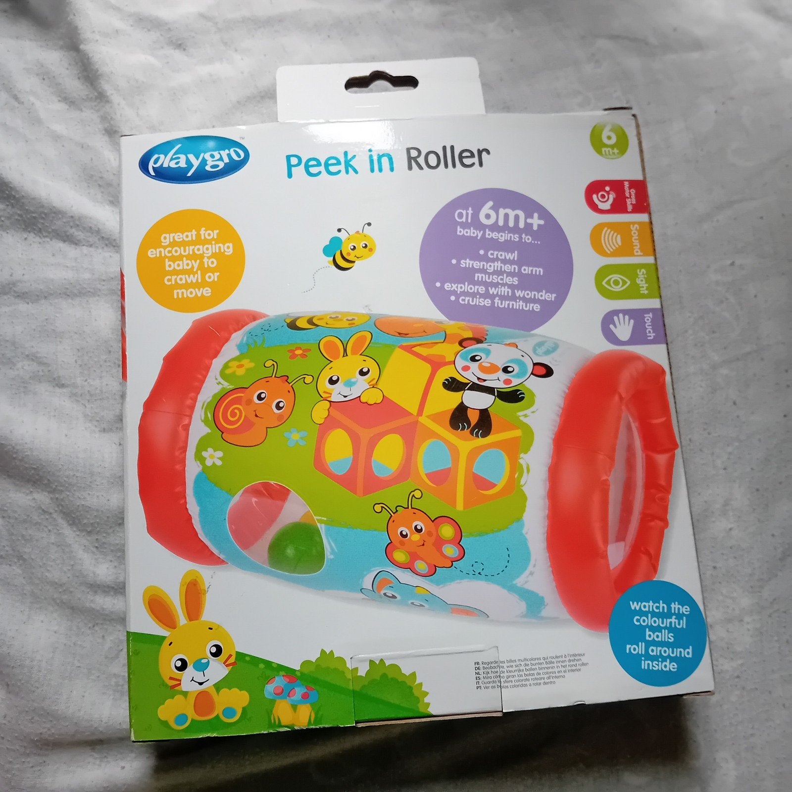 Rouleau gonflable pour bébé "Peek in roller", Ophalen