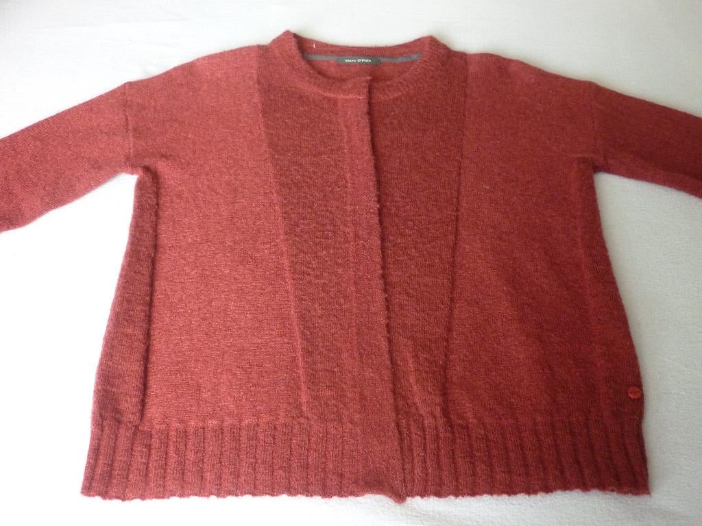 Wollen-Mohair Vest Marc O'Polo, Rouge, Enlèvement ou Envoi, Taille 36 (S), Comme neuf