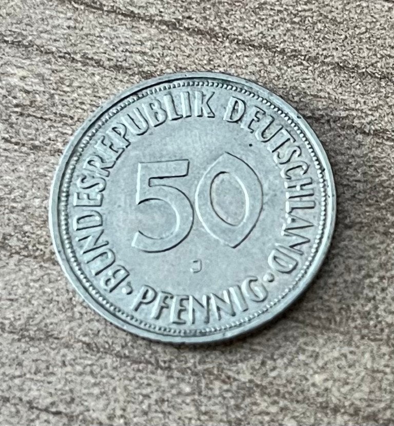 Munt Duitsland 50 pfennig - 1966, Postzegels en Munten, Ophalen of Verzenden, Duitsland