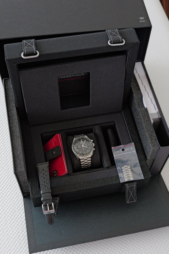 Omega speedmaster professional hesalite, Handtassen en Accessoires, Staal, Staal, Polshorloge, Ophalen of Verzenden
