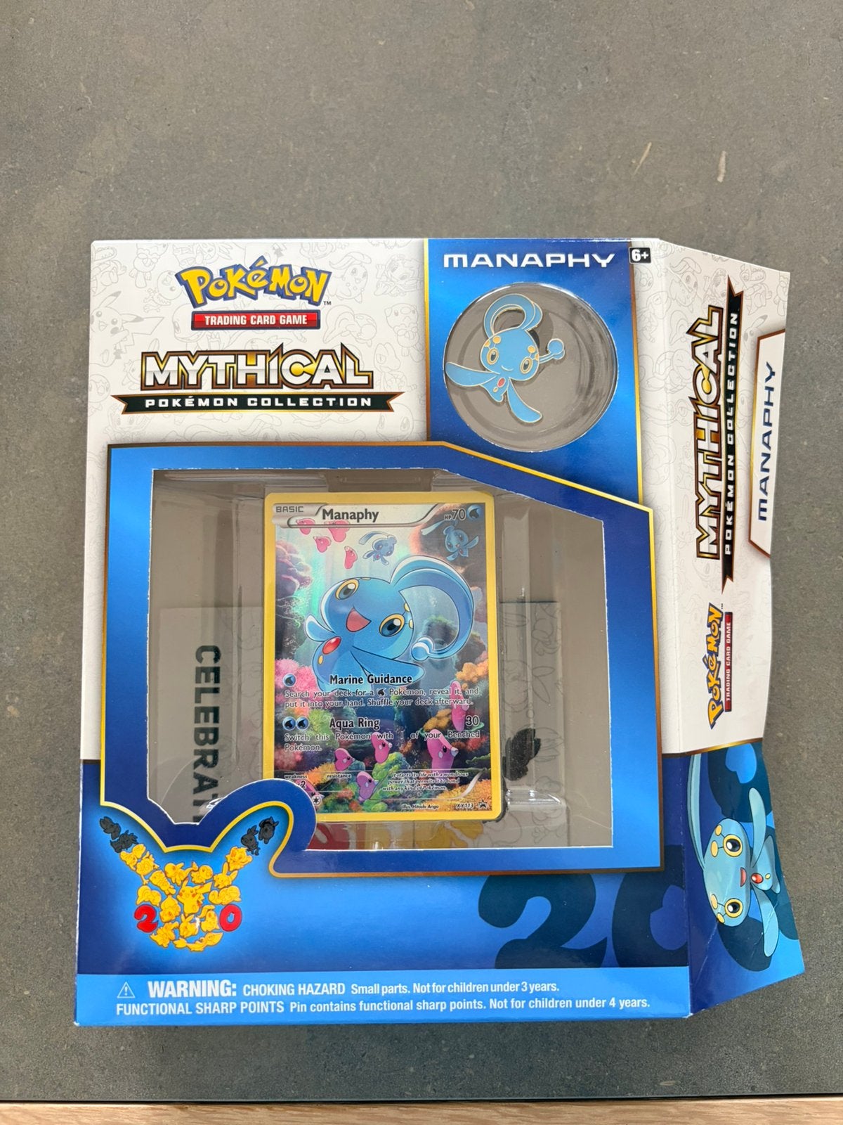 Pokemon XY Black Star Promo Mythical Holo Manaphy #XY113, Ophalen of Verzenden, Nieuw, Losse kaart