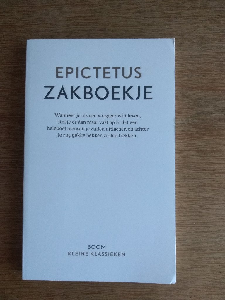 EPICTETUS  ZAKBOEKJE, Ophalen, Nieuw
