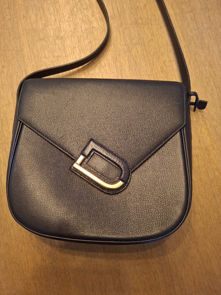Delvaux, Handtassen en Accessoires, Ophalen of Verzenden, Gebruikt, Blauw, Handtas