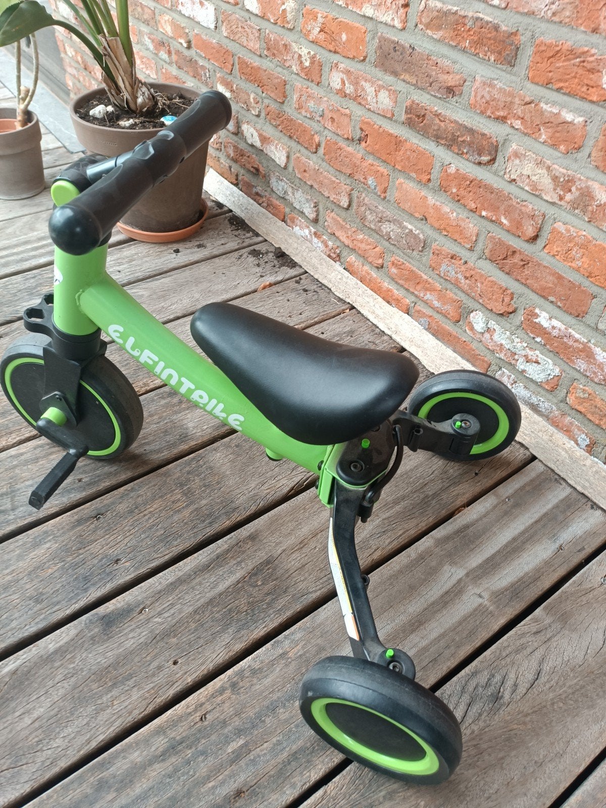 besrey 5-in-1 kinderfiets, Ophalen