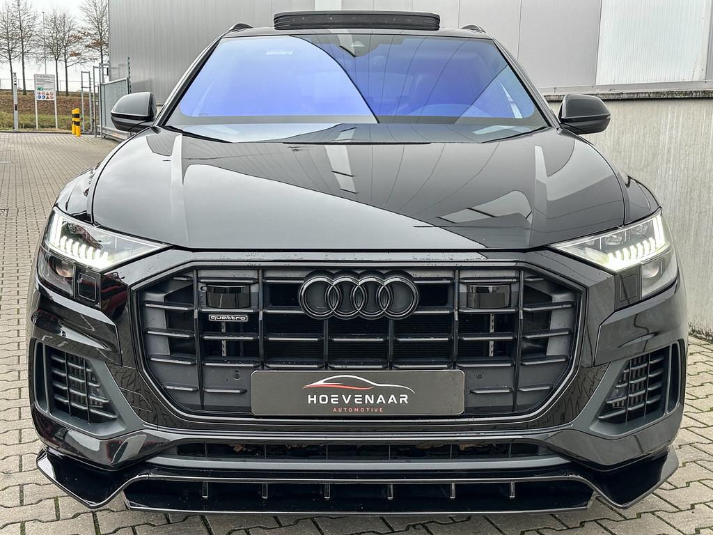 Audi Q8 55 TFSI E 381Pk 23Inch SQ8 dif Rs-int B&O S-line, Auto's, Automaat, 382 pk, Gebruikt, Zwart