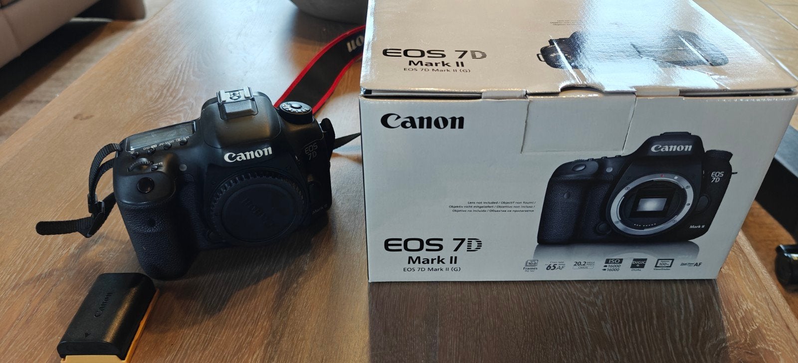 Canon 7d mark 2, Ophalen, Oplader, Canon