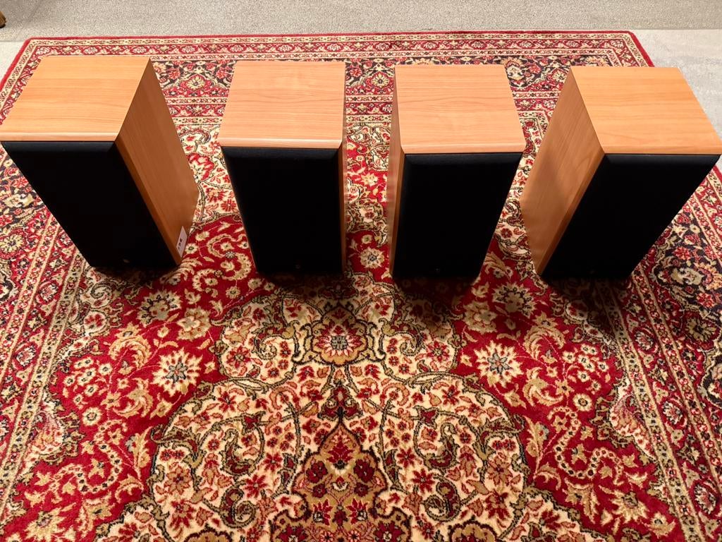 Haut-parleurs KEF Cresta - 4 pièces - qualité hi-fi, TV, Hi-fi & Vidéo, Enceintes, Comme neuf, Haut-parleurs Frontaux, Arrière ou Stéréo