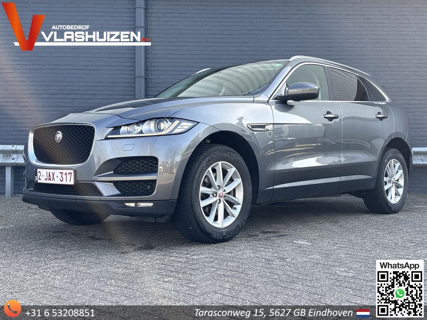 Jaguar F-Pace 2.0 Prestige 20d | Leder | Pano | Climate | Cr, Autos, Jaguar, Electronic Stability Program (ESP), Argent ou Gris