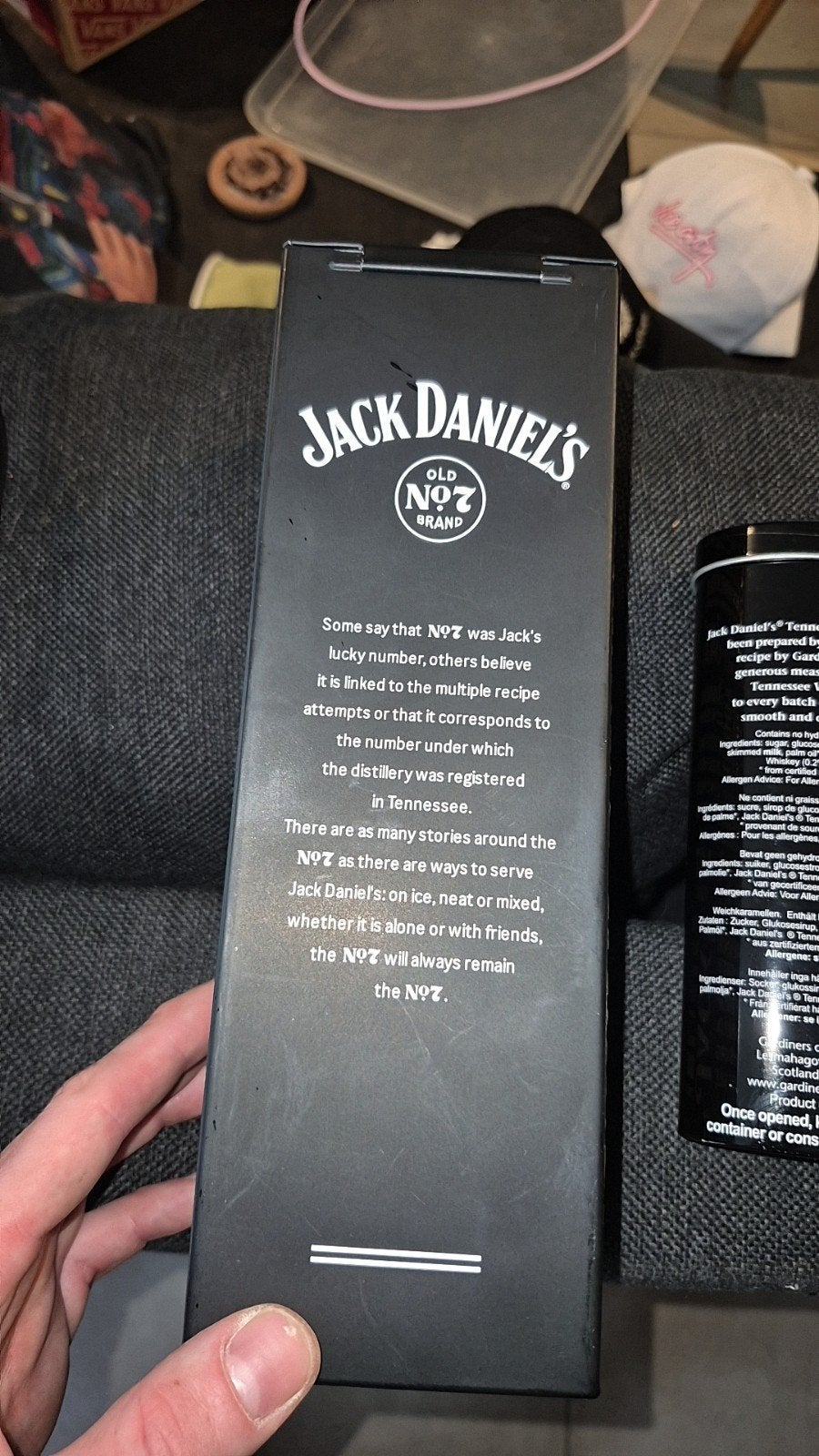 jack daniels & wijn set geen interesse meer in alcohol., Ophalen, Zo goed als nieuw, Versiering