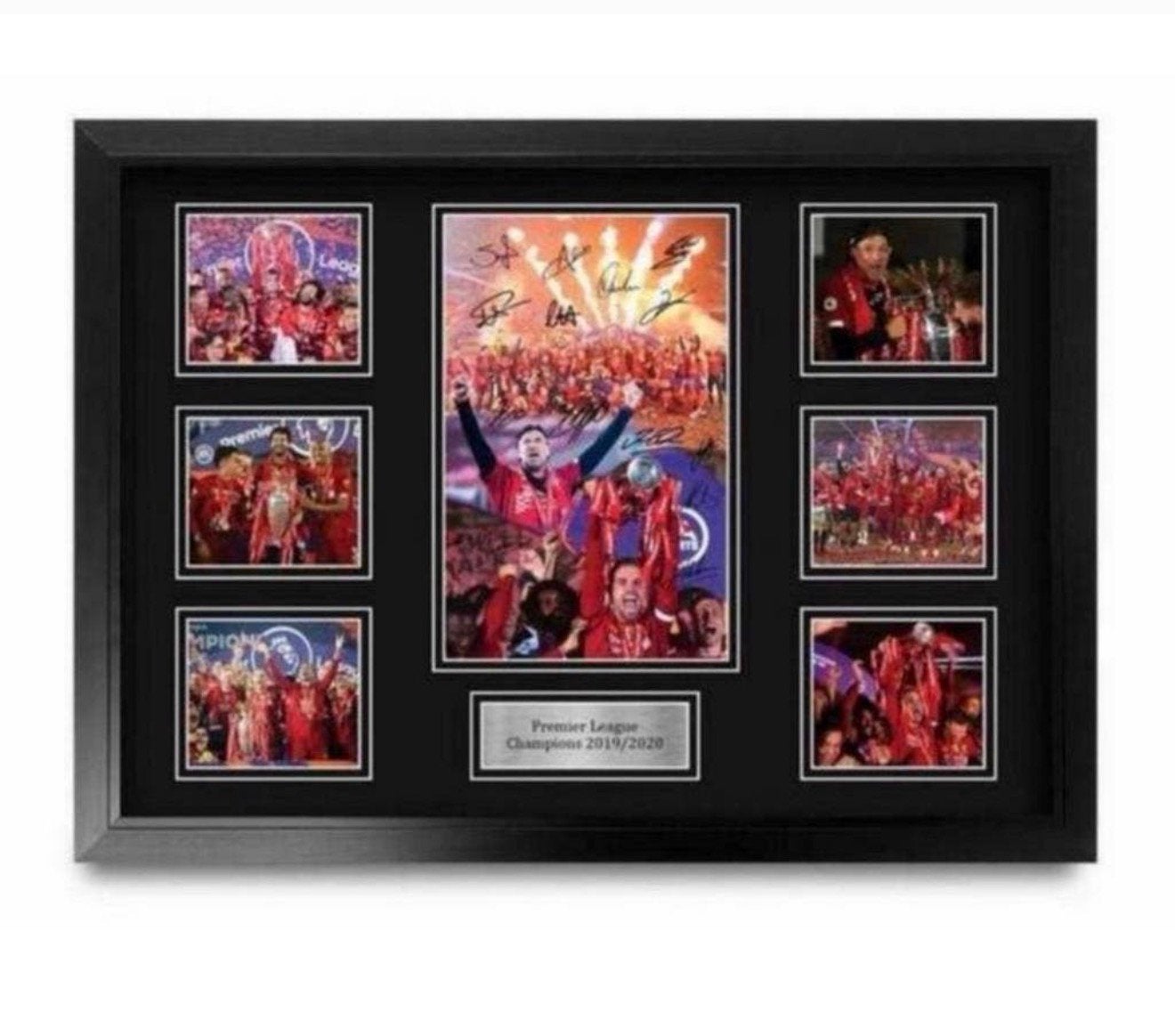 Autographe de Premier League encadré A2 signé par Liverpool, Collections, Articles de Sport & Football, Neuf, Enlèvement ou Envoi