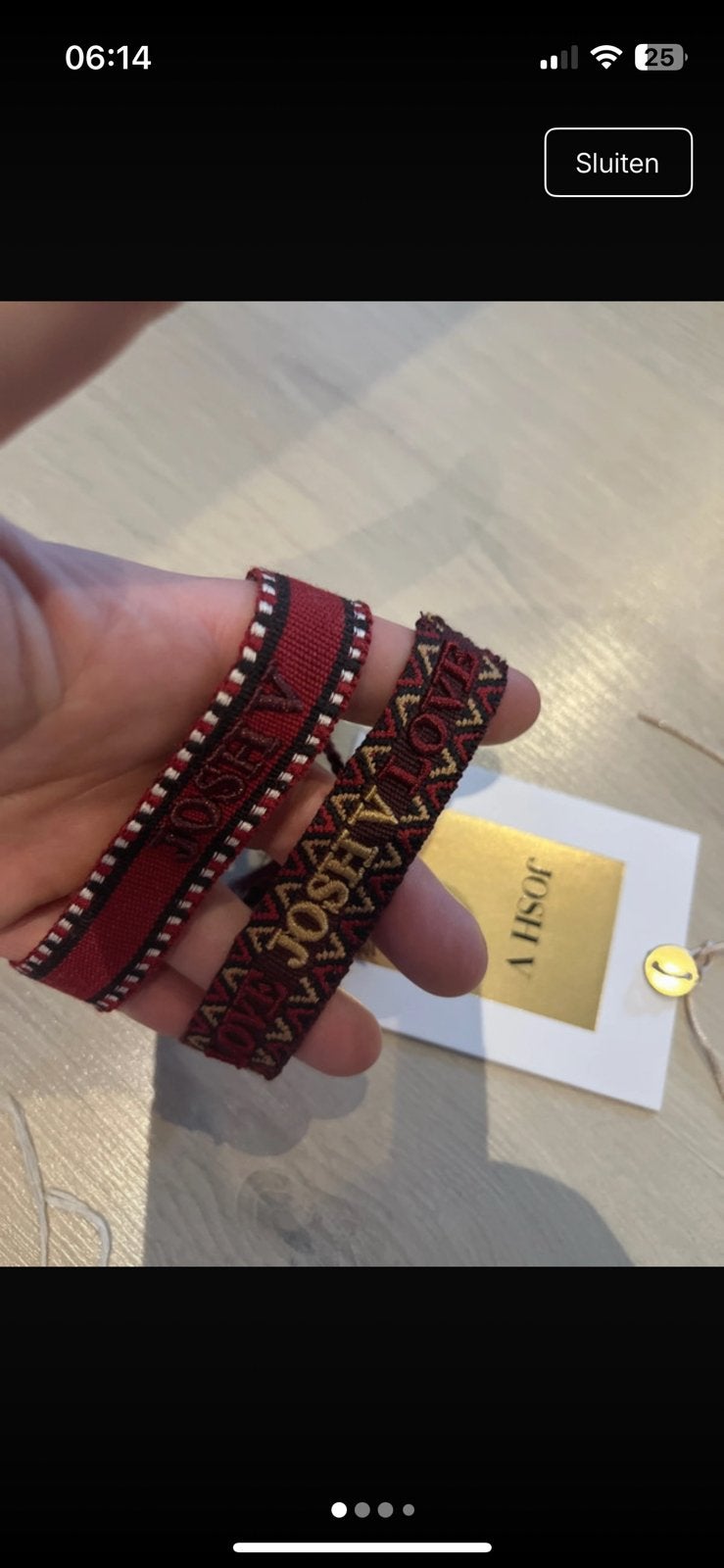 Armbanden Josh V, Enlèvement, Comme neuf