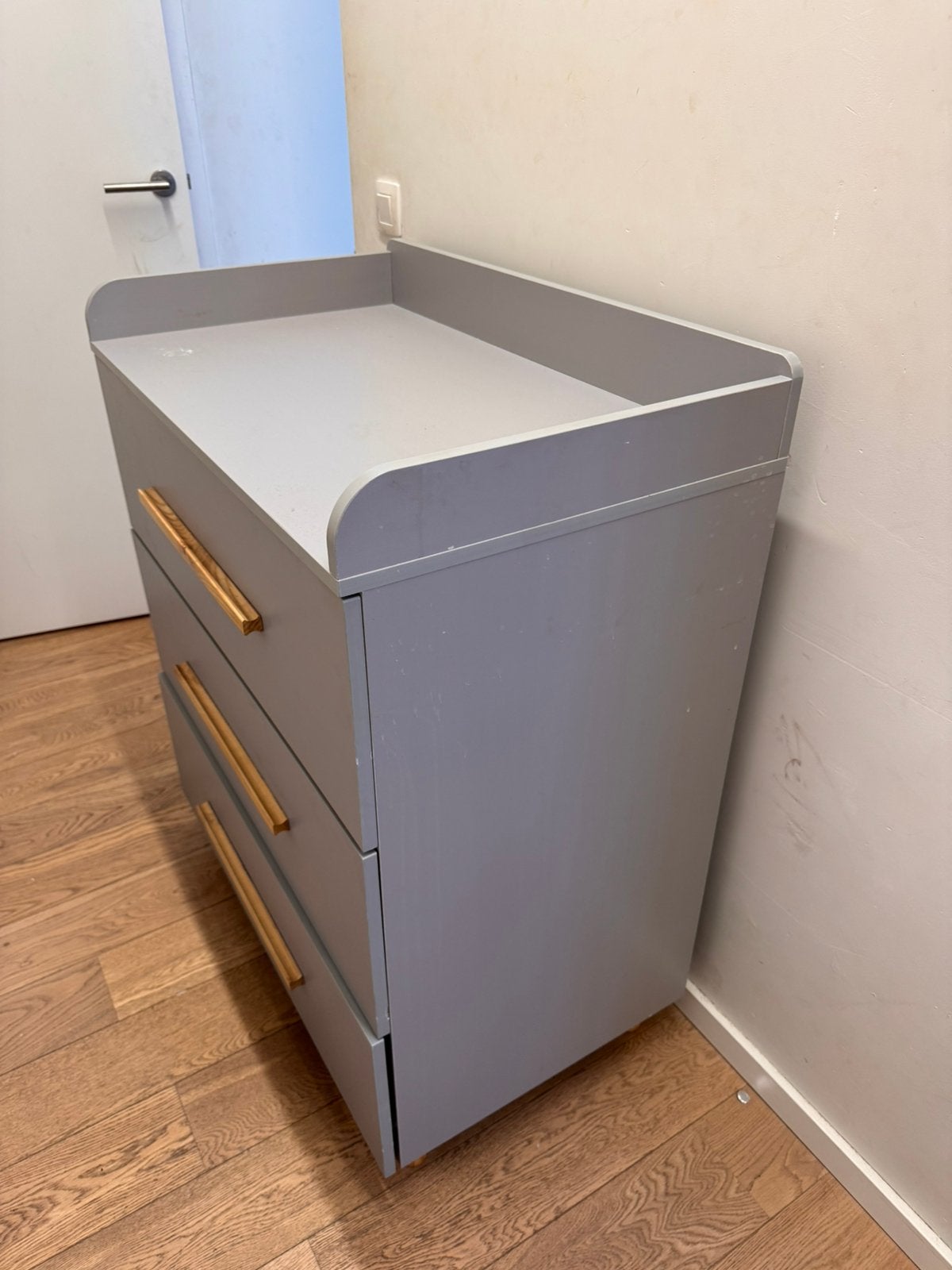 Kinder commode en kinderbed set (luifel als cadeau), Kinderen en Baby's, Ophalen, Zo goed als nieuw, Commode